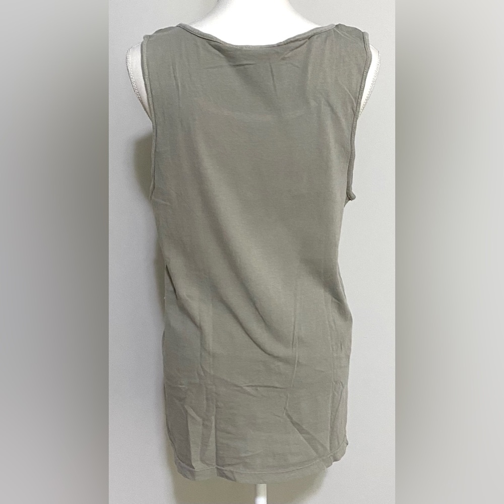 Comfort Colors Women S Love Thy Neighbor Cotton Green Tank Top Boho Activewear - Picture 3 of 10
